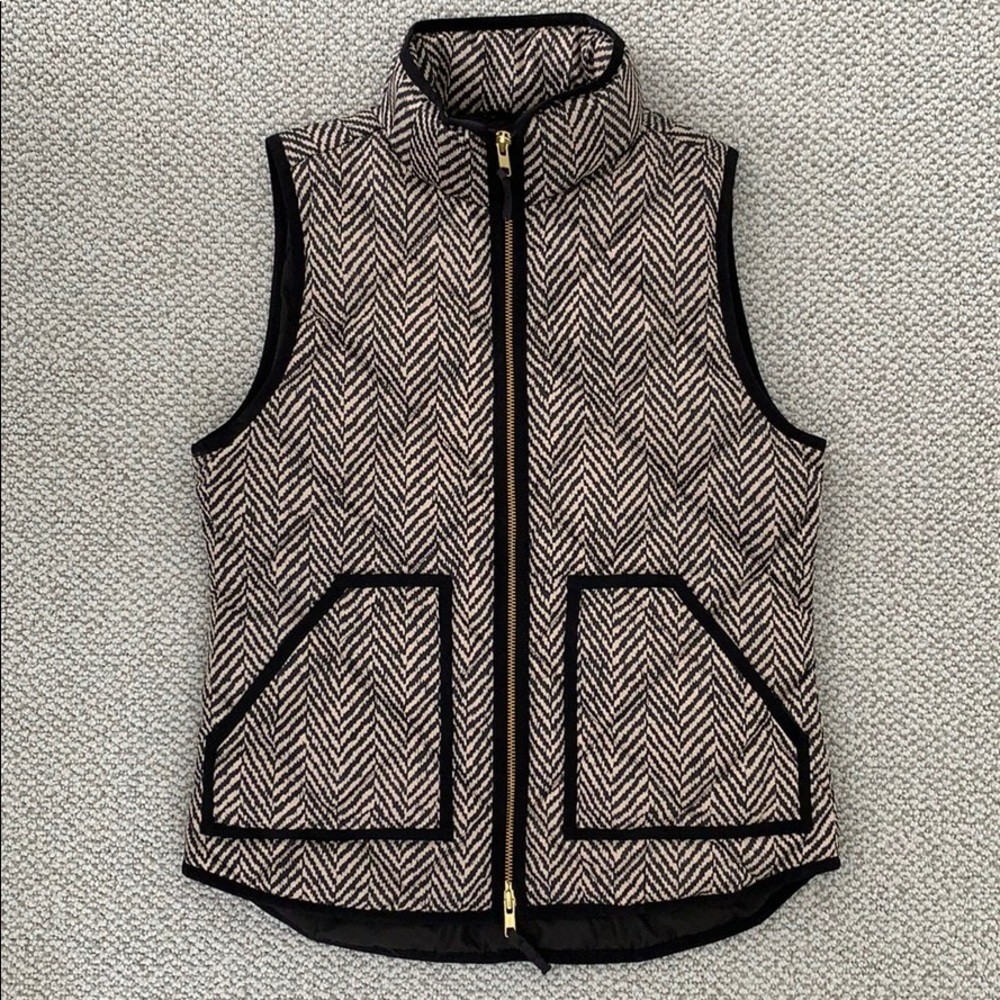 JCrew houndstooth vest